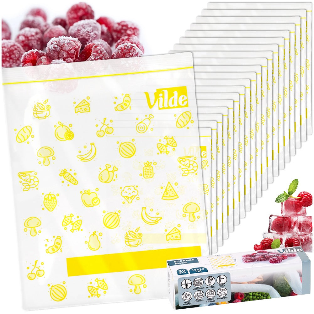 Food ziplock bags 18x23 cm 20 pcs.