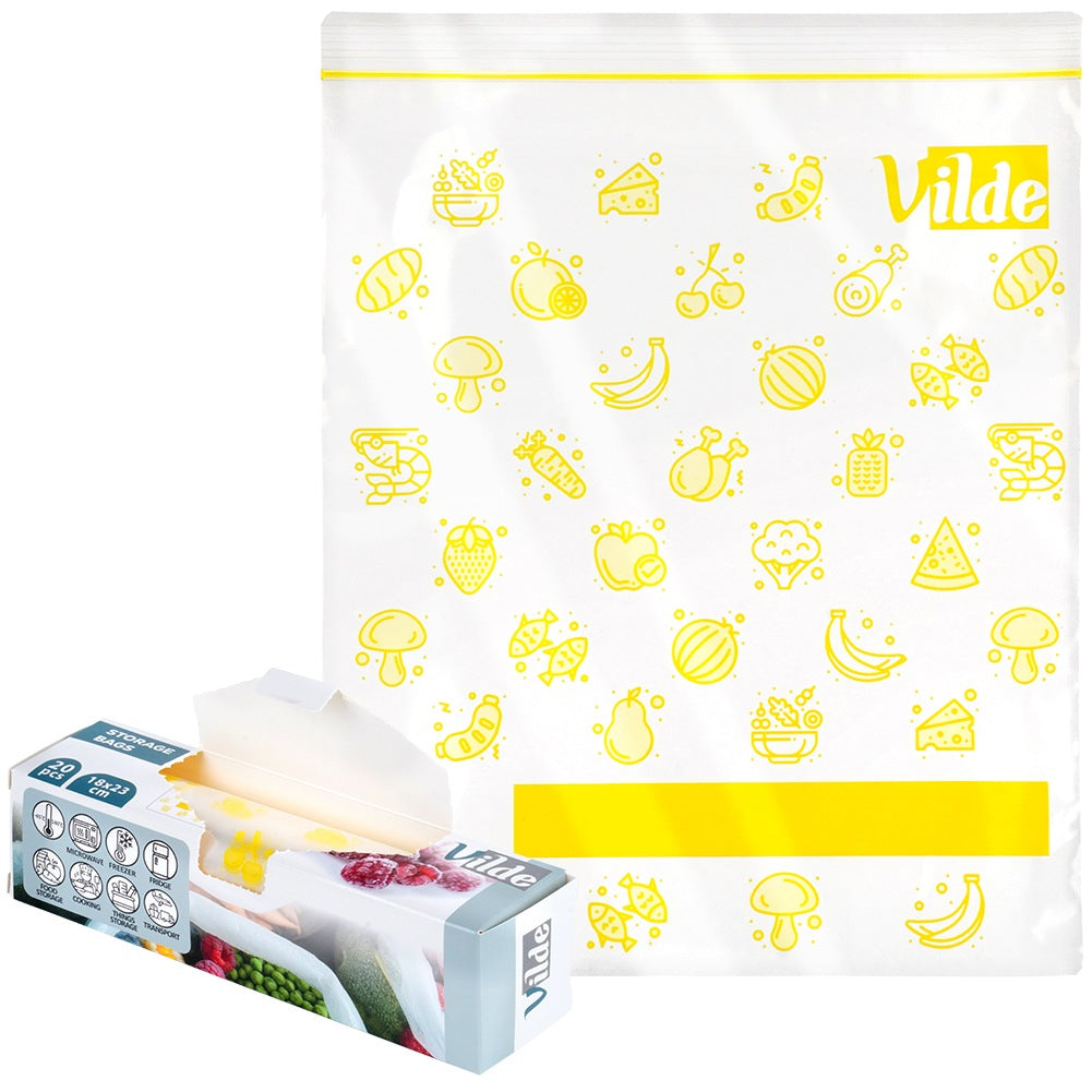 Food ziplock bags 18x23 cm 20 pcs.