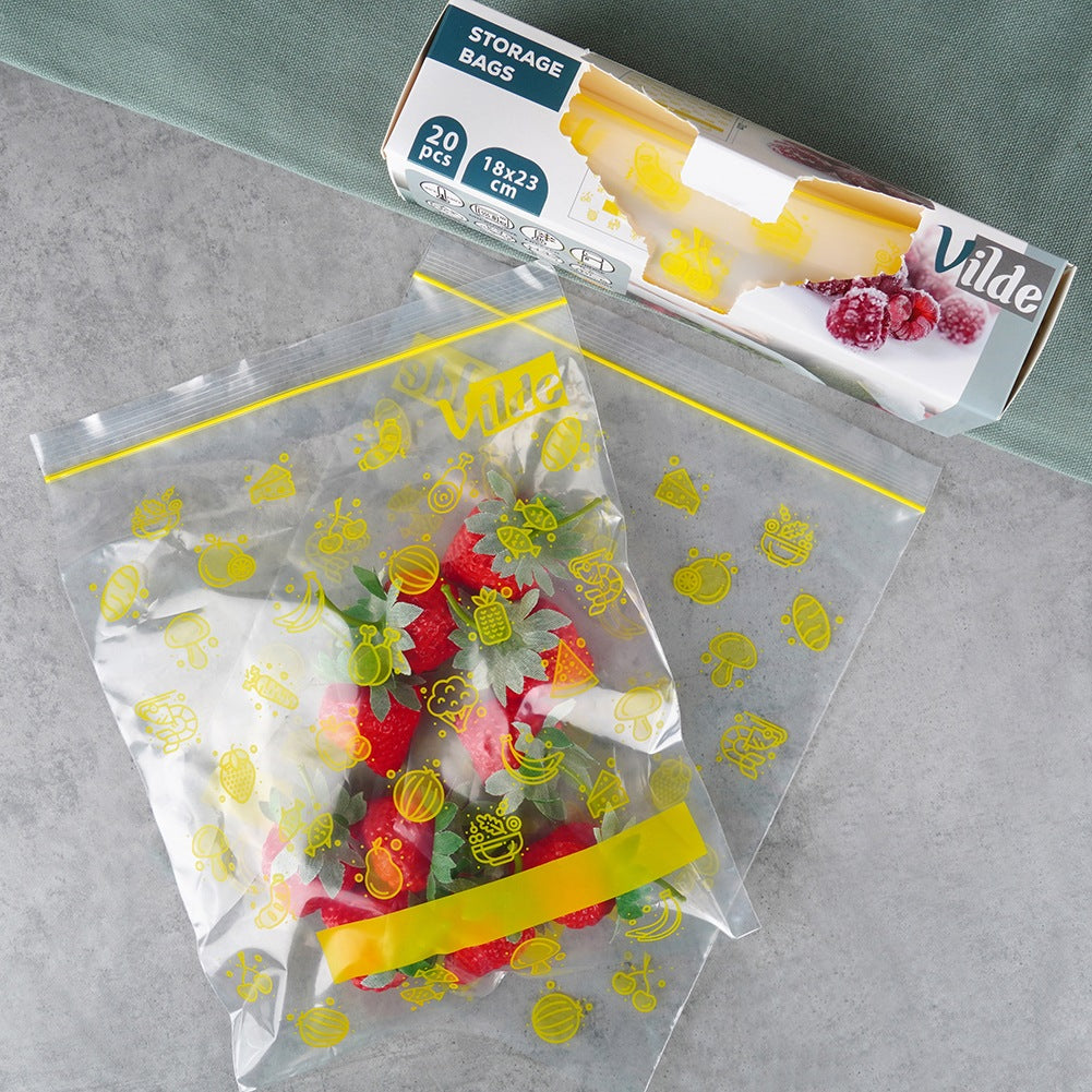 Food ziplock bags 18x23 cm 20 pcs.