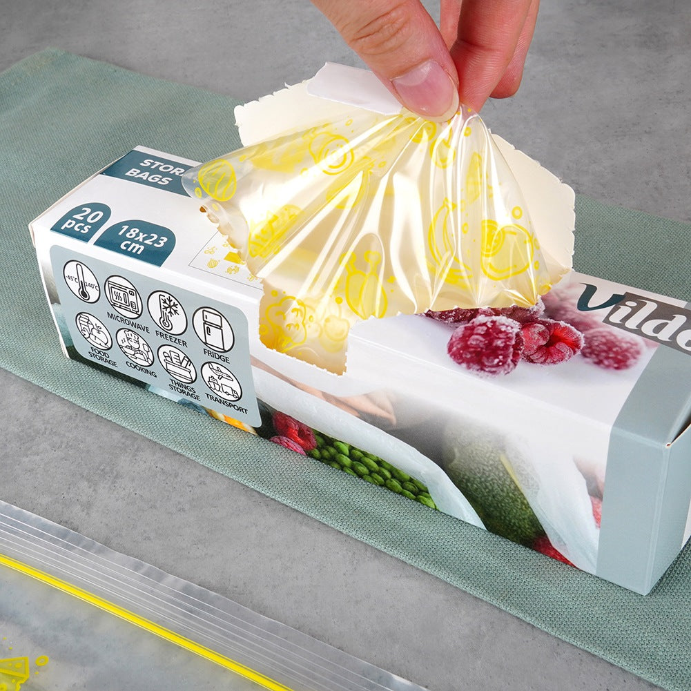 Food ziplock bags 18x23 cm 20 pcs.
