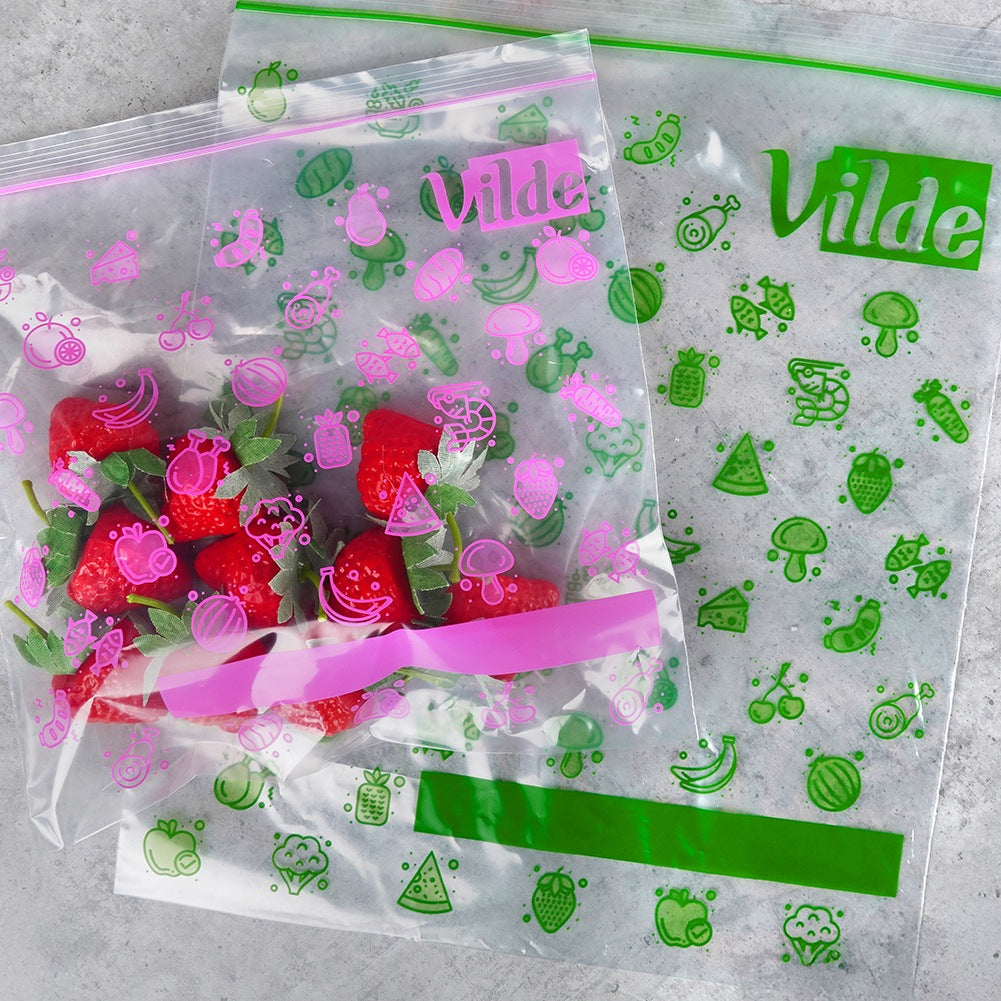 Food ziplock bags 20.5x21 cm / 24x29 cm, 40 pcs.