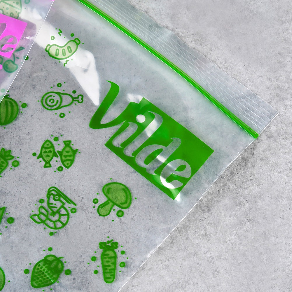Food ziplock bags 20.5x21 cm / 24x29 cm, 40 pcs.