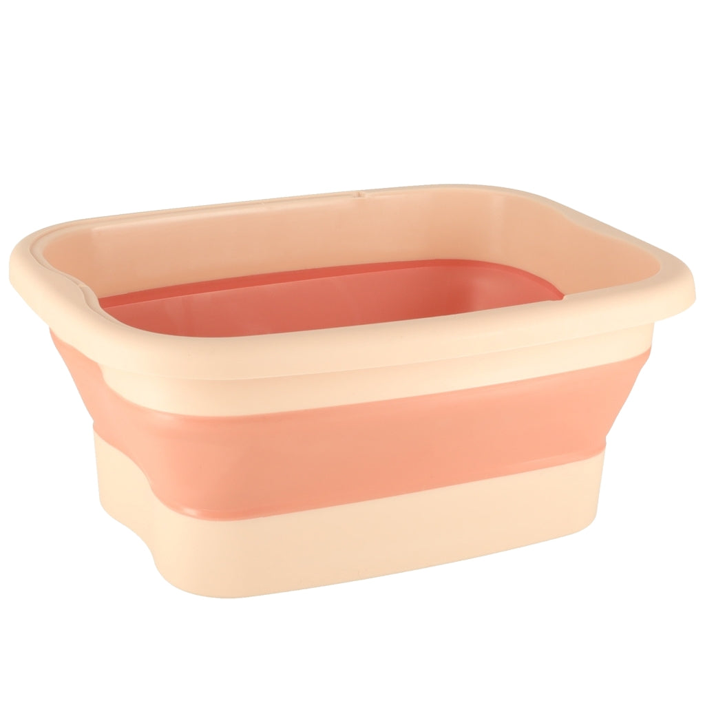 Foot Washing Silicone Folding Bucket with Massage Tabs