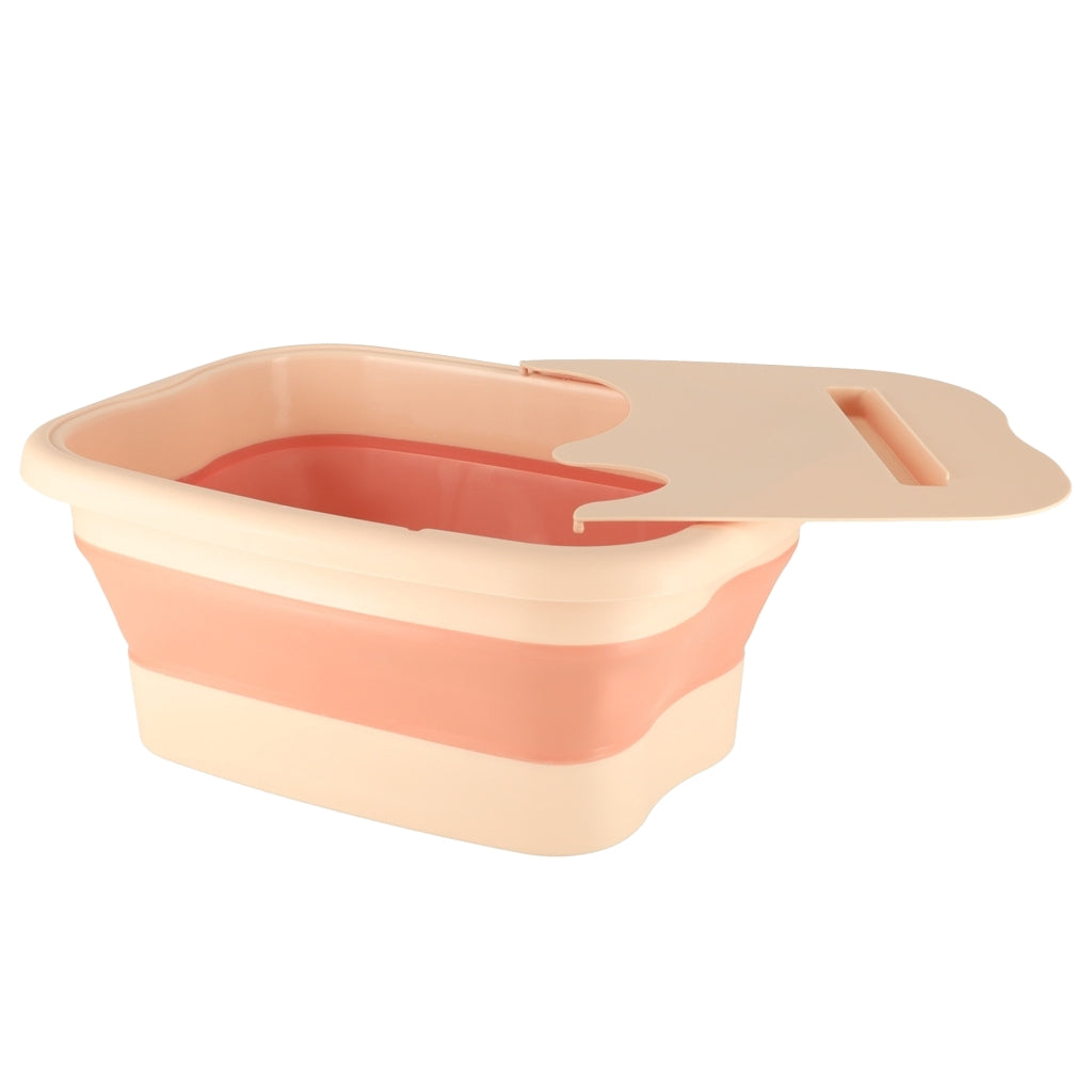 Foot Washing Silicone Folding Bucket with Massage Tabs