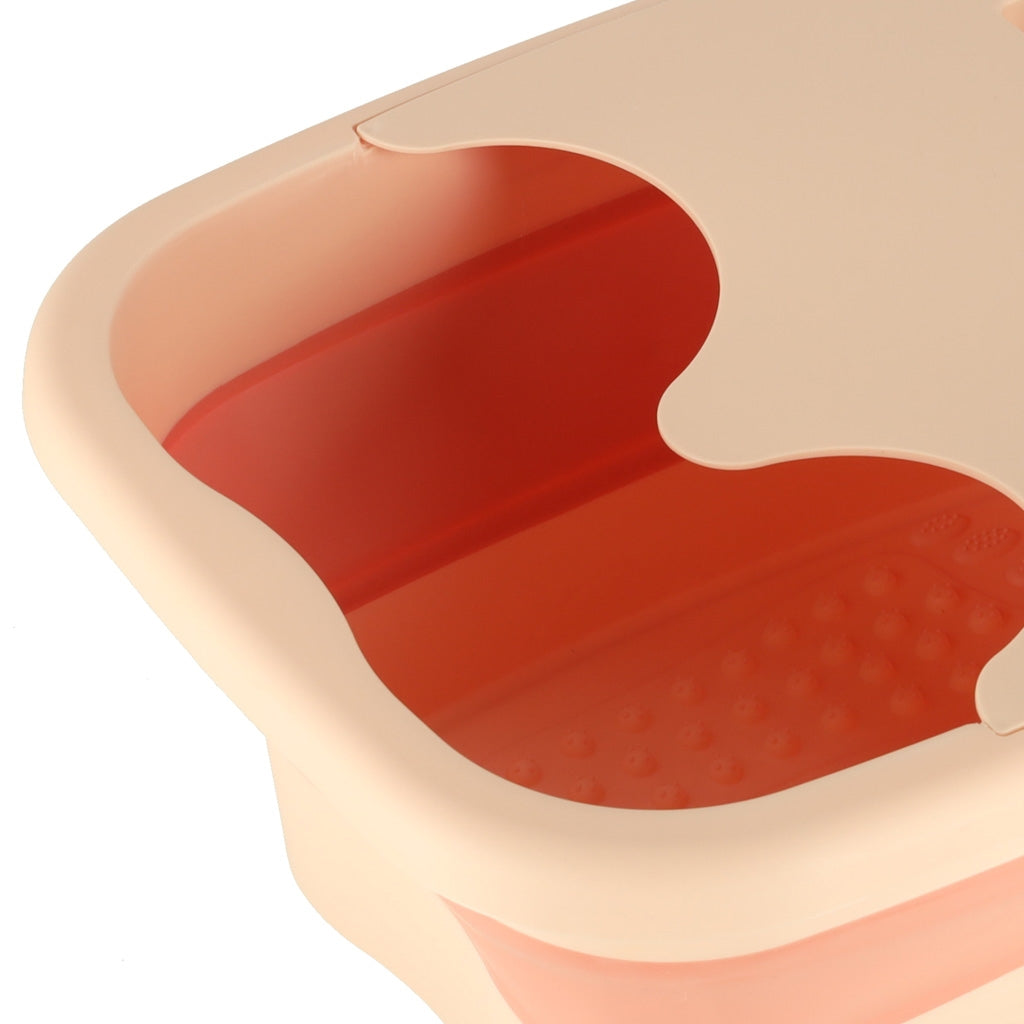 Foot Washing Silicone Folding Bucket with Massage Tabs