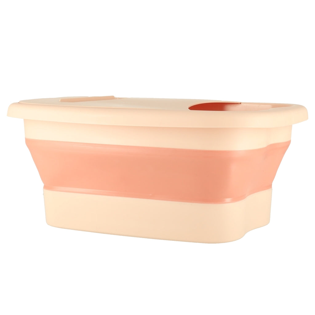 Foot Washing Silicone Folding Bucket with Massage Tabs
