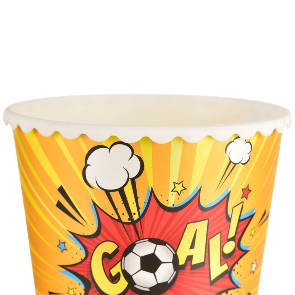 Football Popcorn Bowl: Reusable, 2L for movie nights