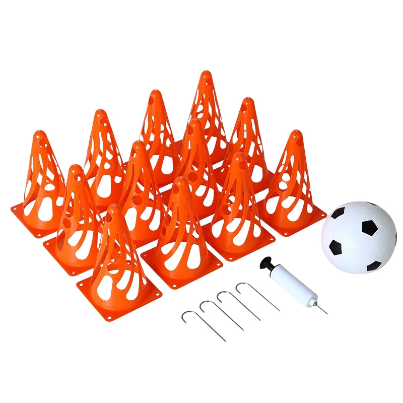Football Set with Cones & Markers for Outdoor Play