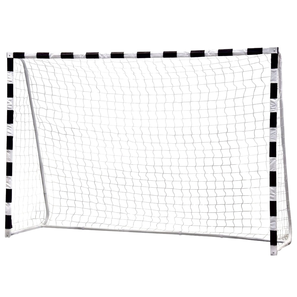 Football Training Goal with Net 180x120 cm Black and White MultiGarden