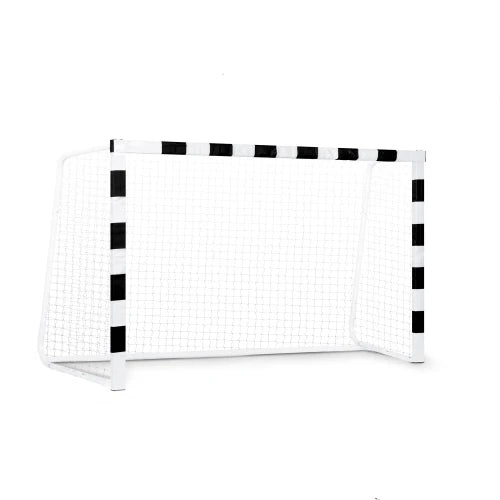 Football Training Goal with Net 180x120 cm Black and White MultiGarden
