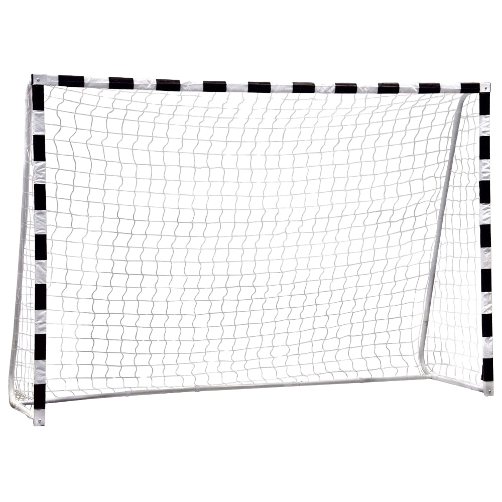 Football Training Goal with Net 180x120 cm Black and White MultiGarden
