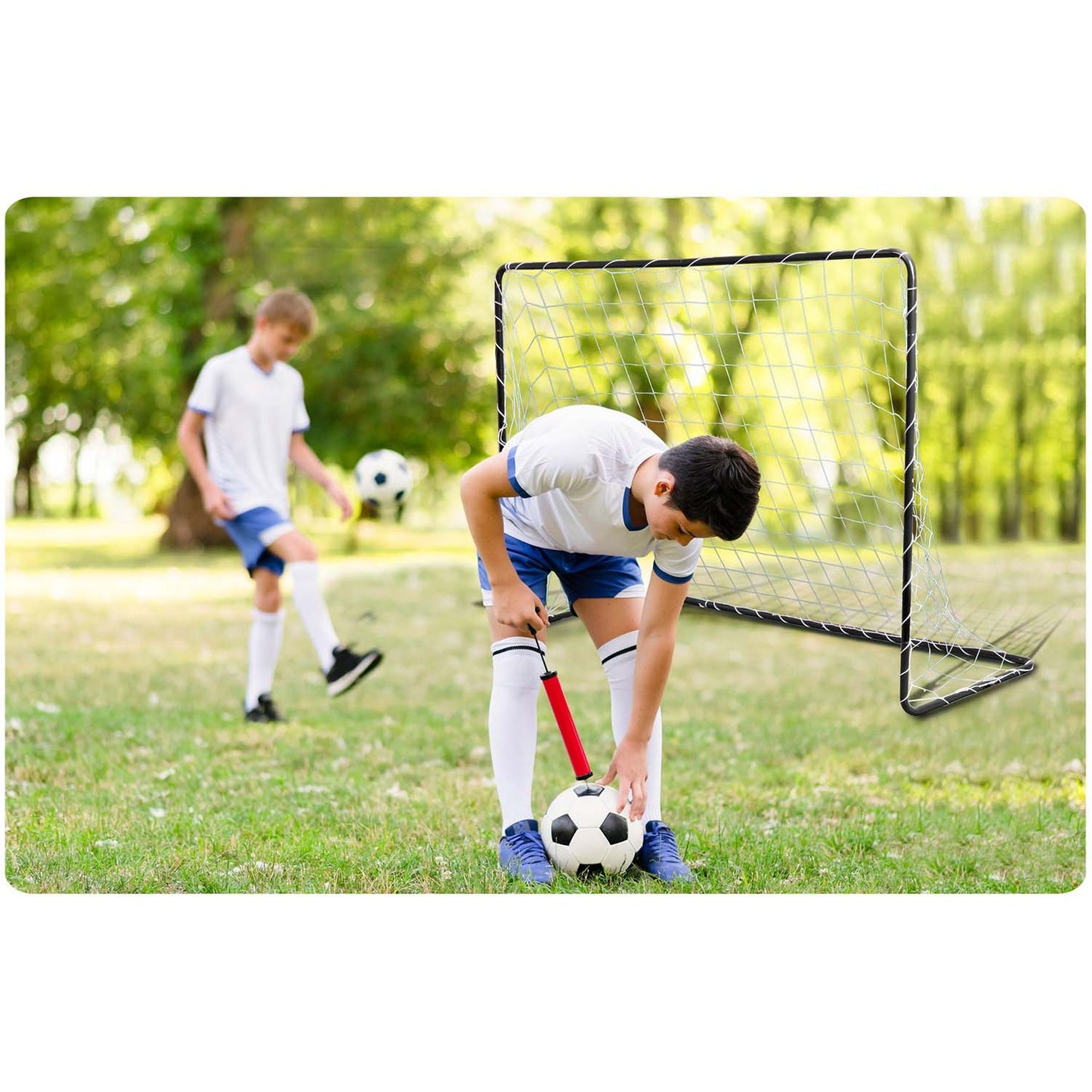 Football goal 183 x 122 x 61cm NS-492 black