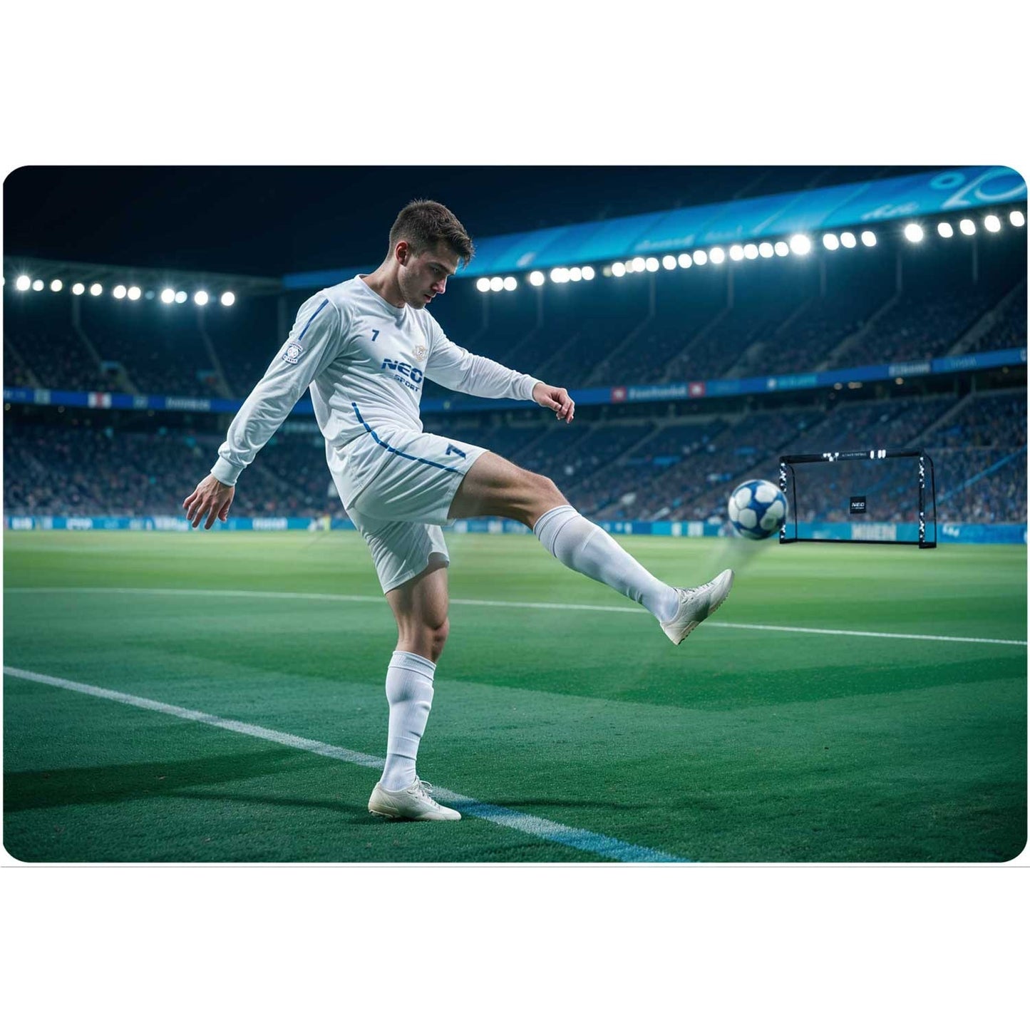 Football goal 300 x 200 x 120 cm NS-472 hexagon