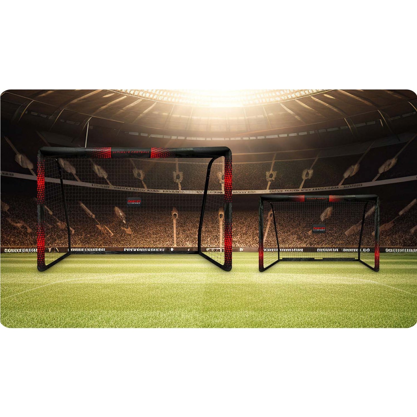 Football goal 300 x 200 x 120 cm NS-473 black and red