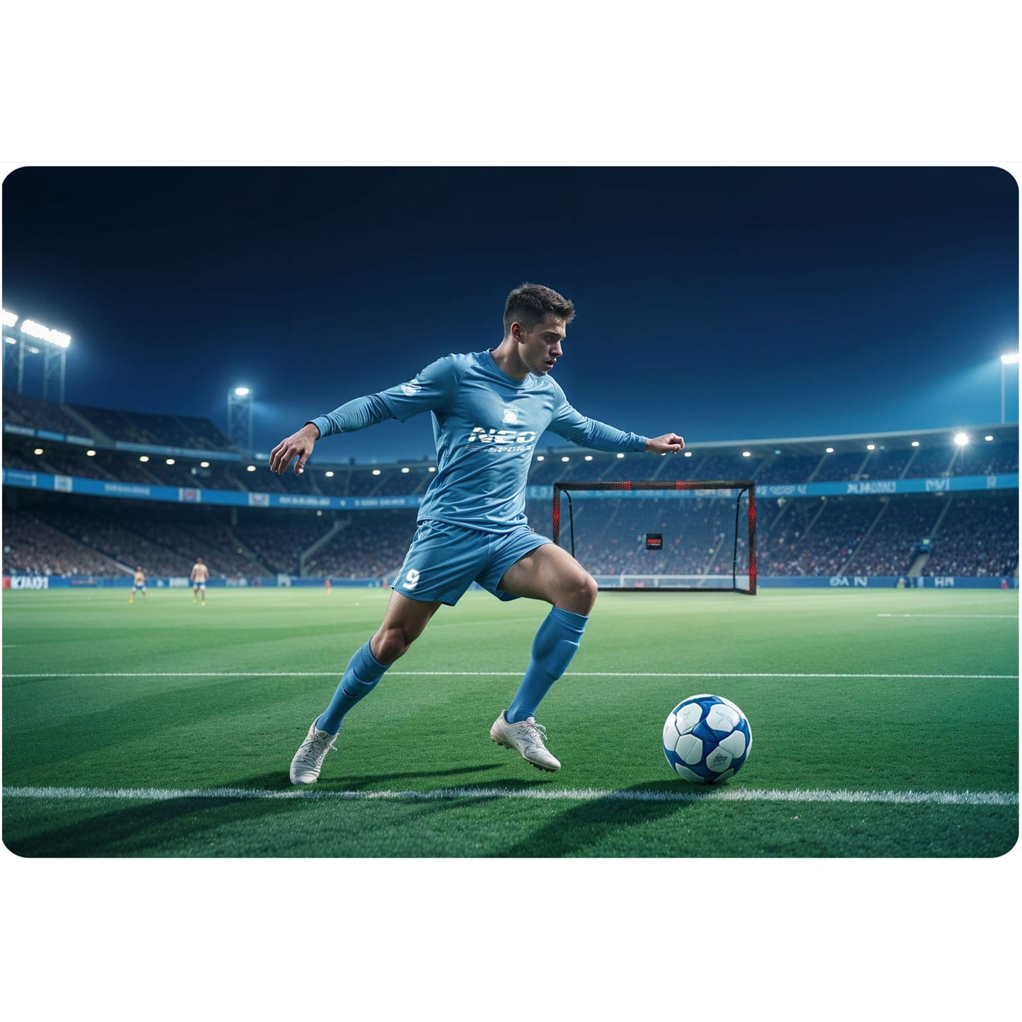 Football goal 300 x 200 x 120 cm NS-473 black and red