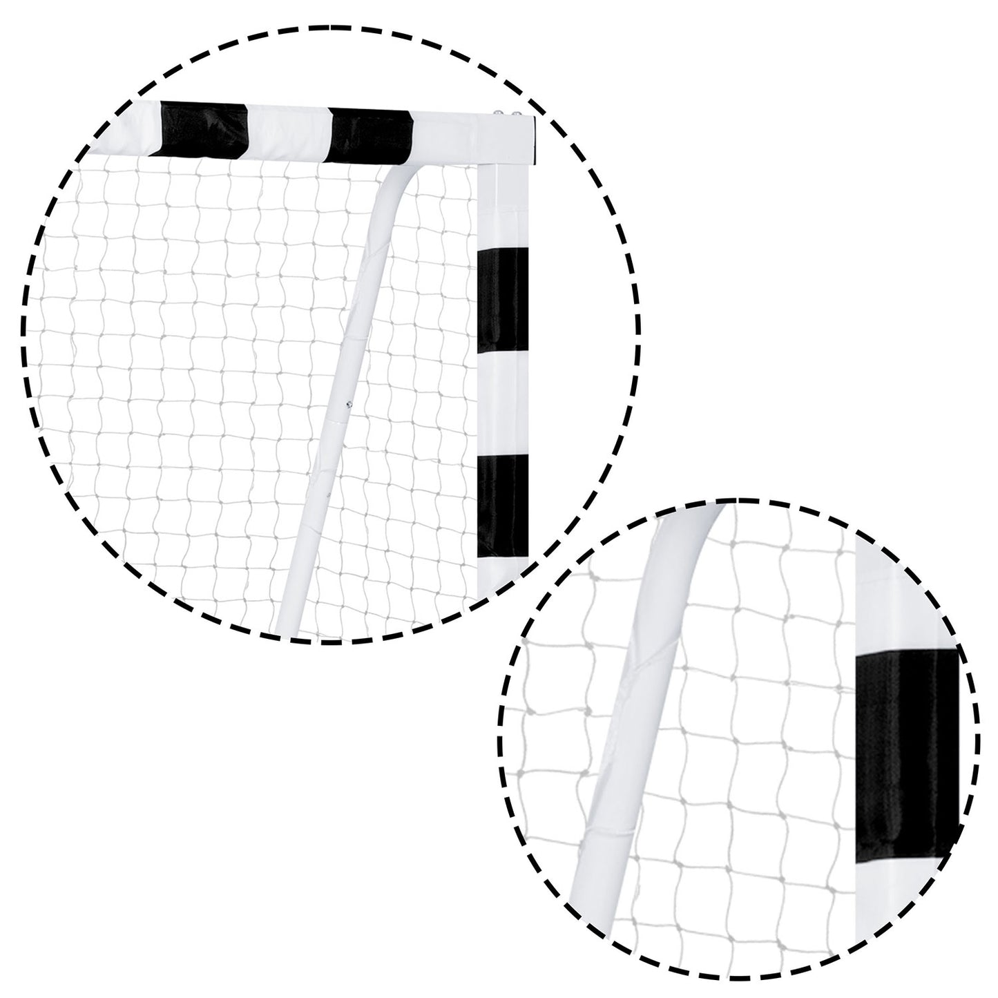 Football goal 300 x 200 x 90 cm NS-465 black and white
