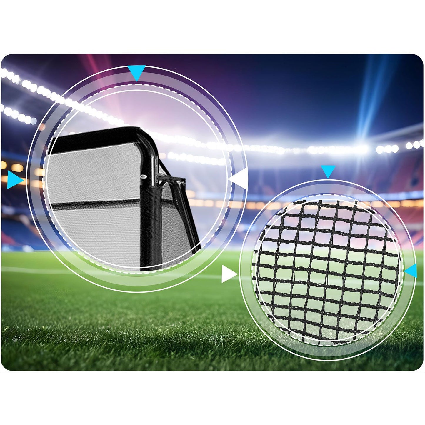 Football goal 300 x 200 x 90 cm NS-497 black