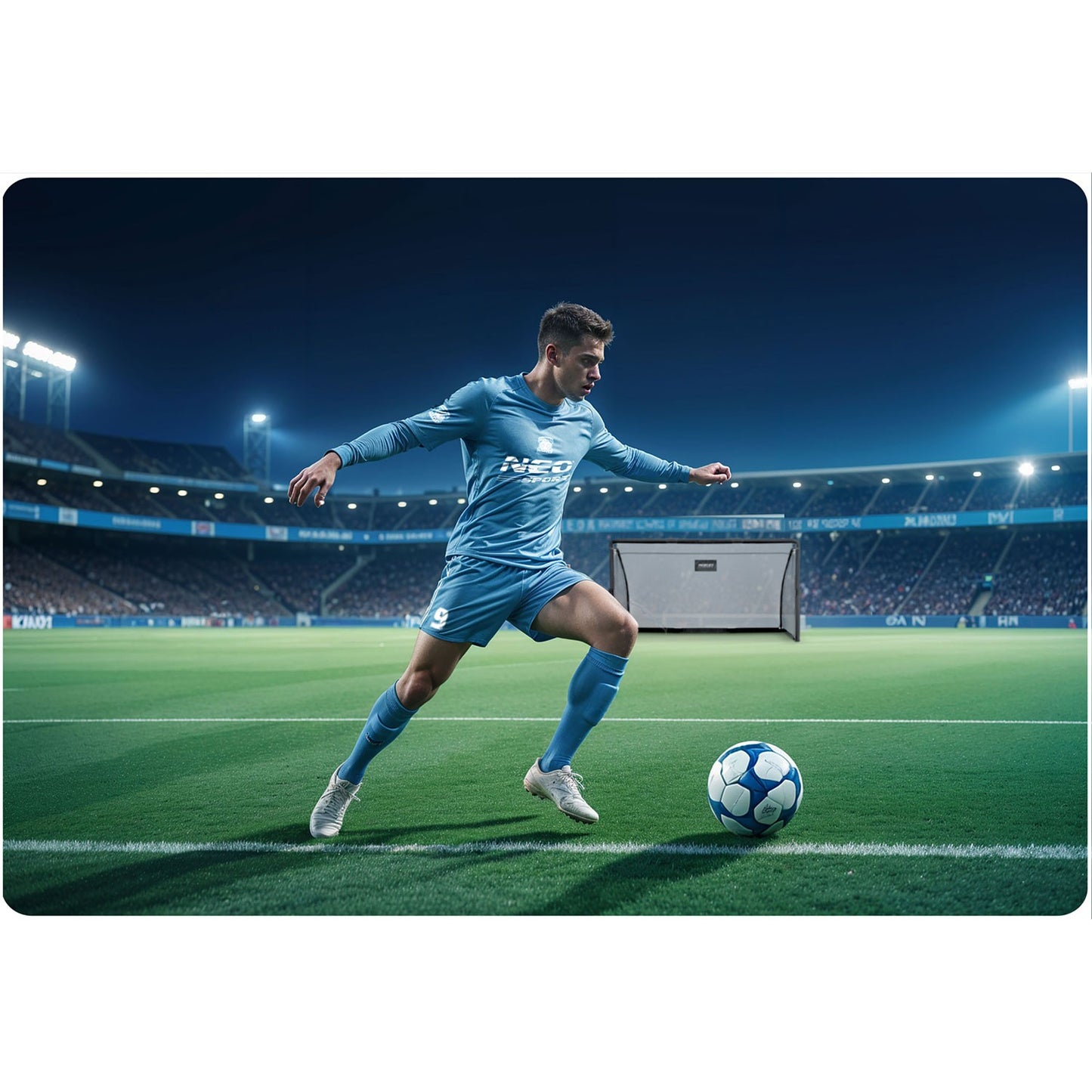 Football goal 300 x 200 x 90 cm NS-497 black