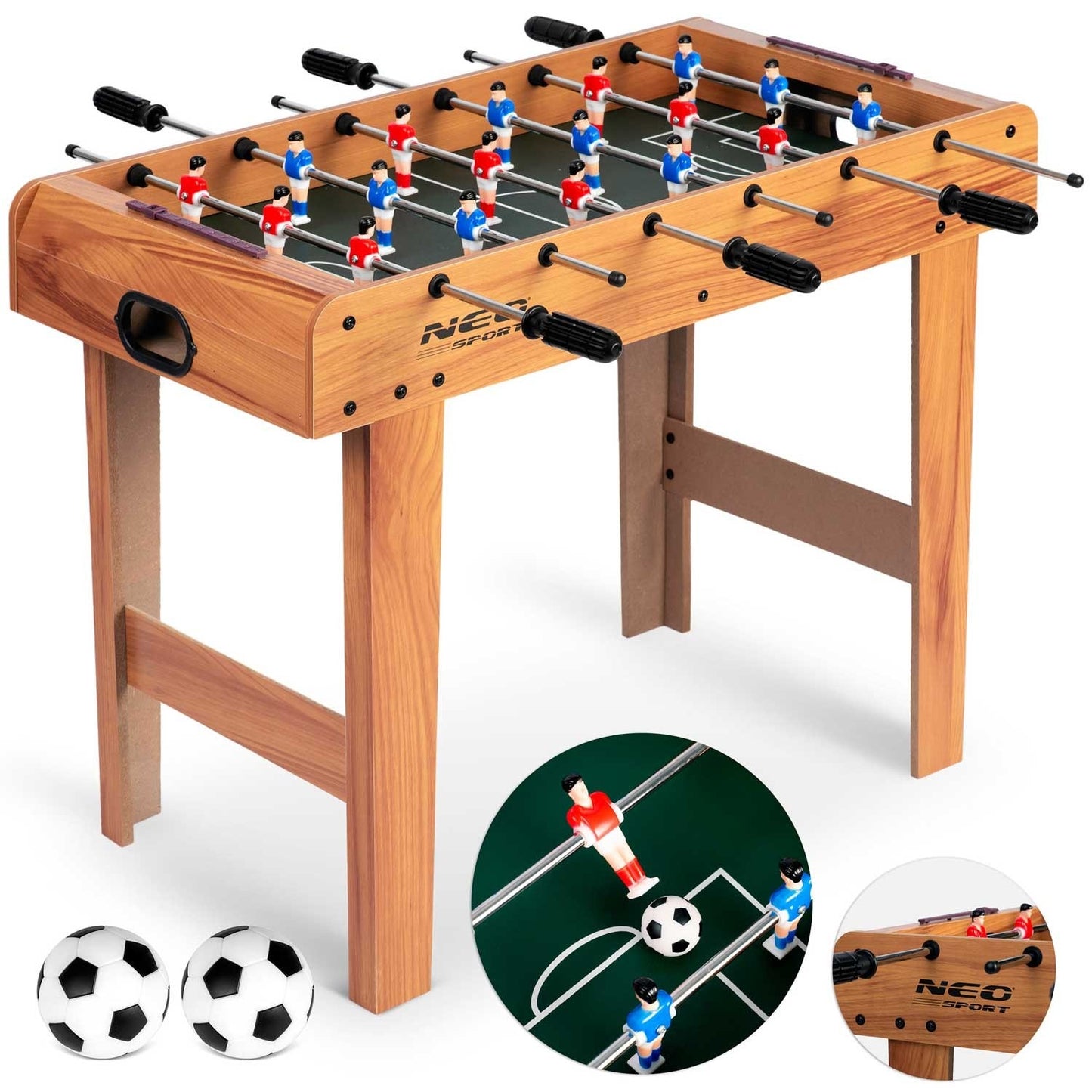 Football table Neosport 70x37x62cm NS-802 in Wood