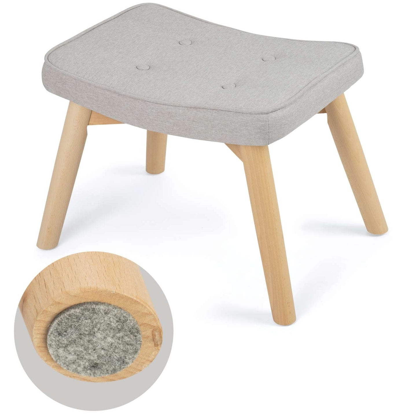 Footrest for Norse Sofotel armchair grey