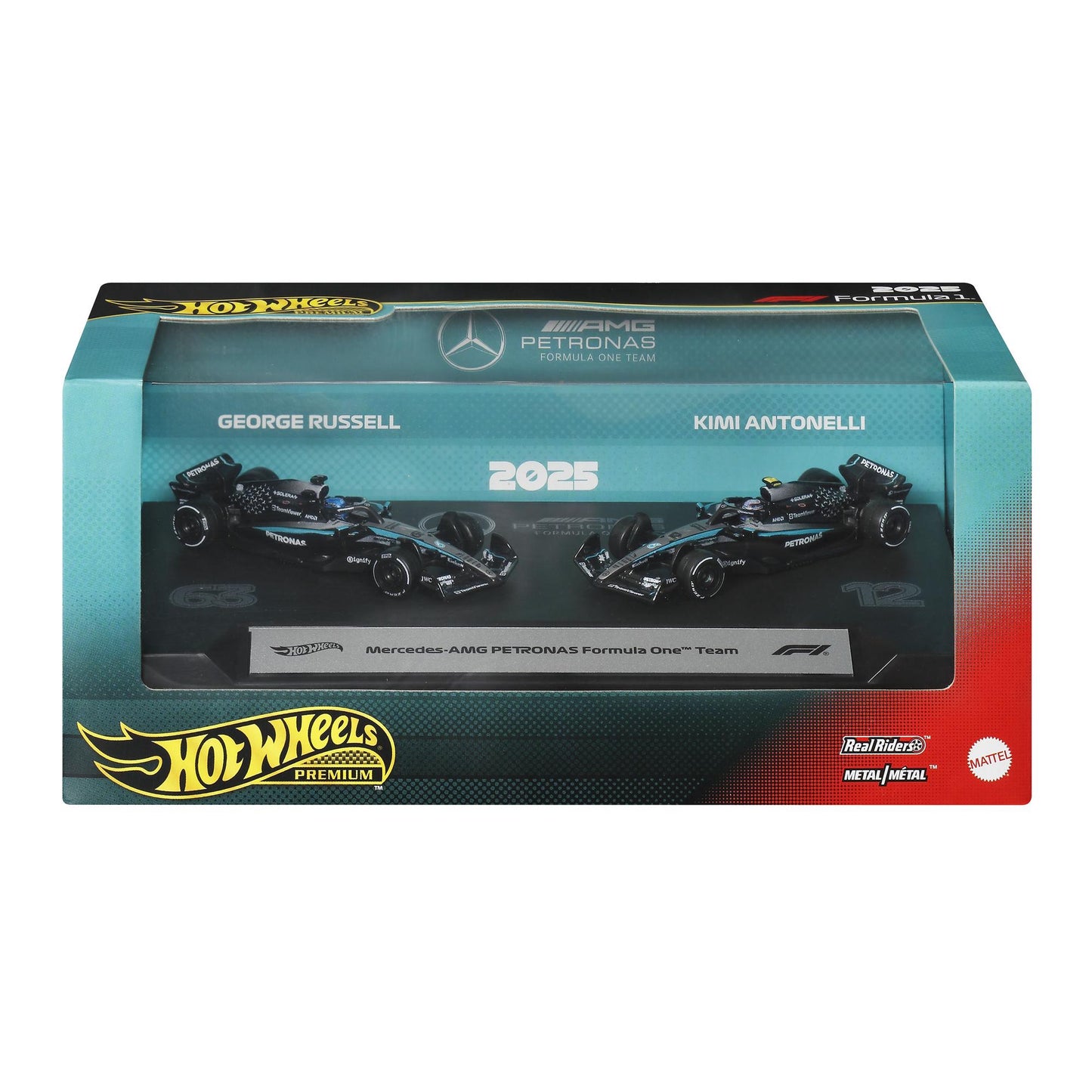 Formula 1 Die-Cast Cars, 2-Pack, 1:64 Scale