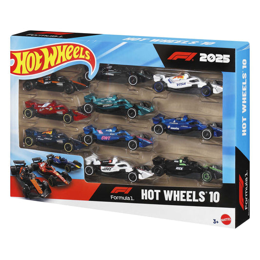 Formula 1 Race Car Set – 10-Pack, 1:64 Scale Cars