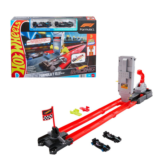 Formula 1 Racing Track Set with 2 F1 Cars, 86 cm