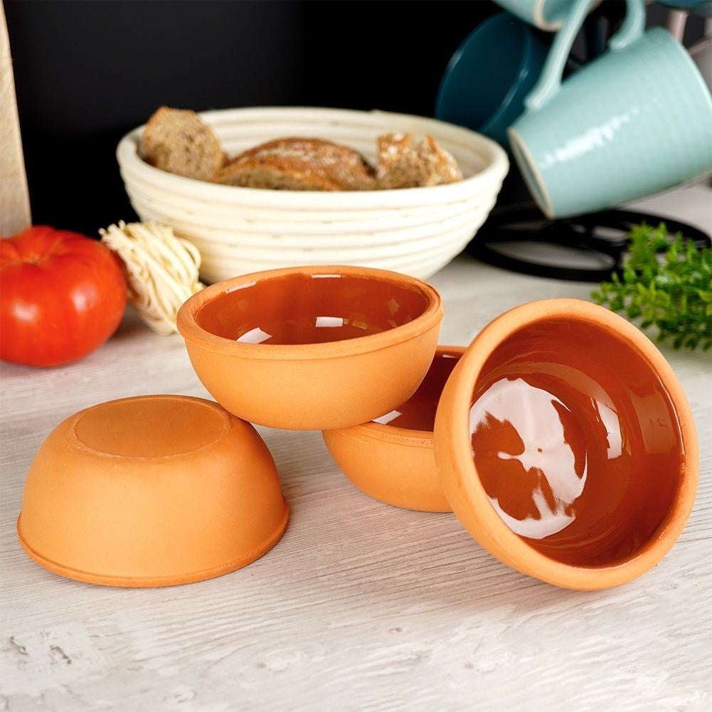 Four Stoneware Oven Pans: Durable and Versatile