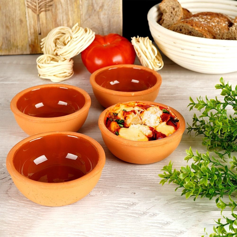 Four Stoneware Oven Pans: Durable and Versatile