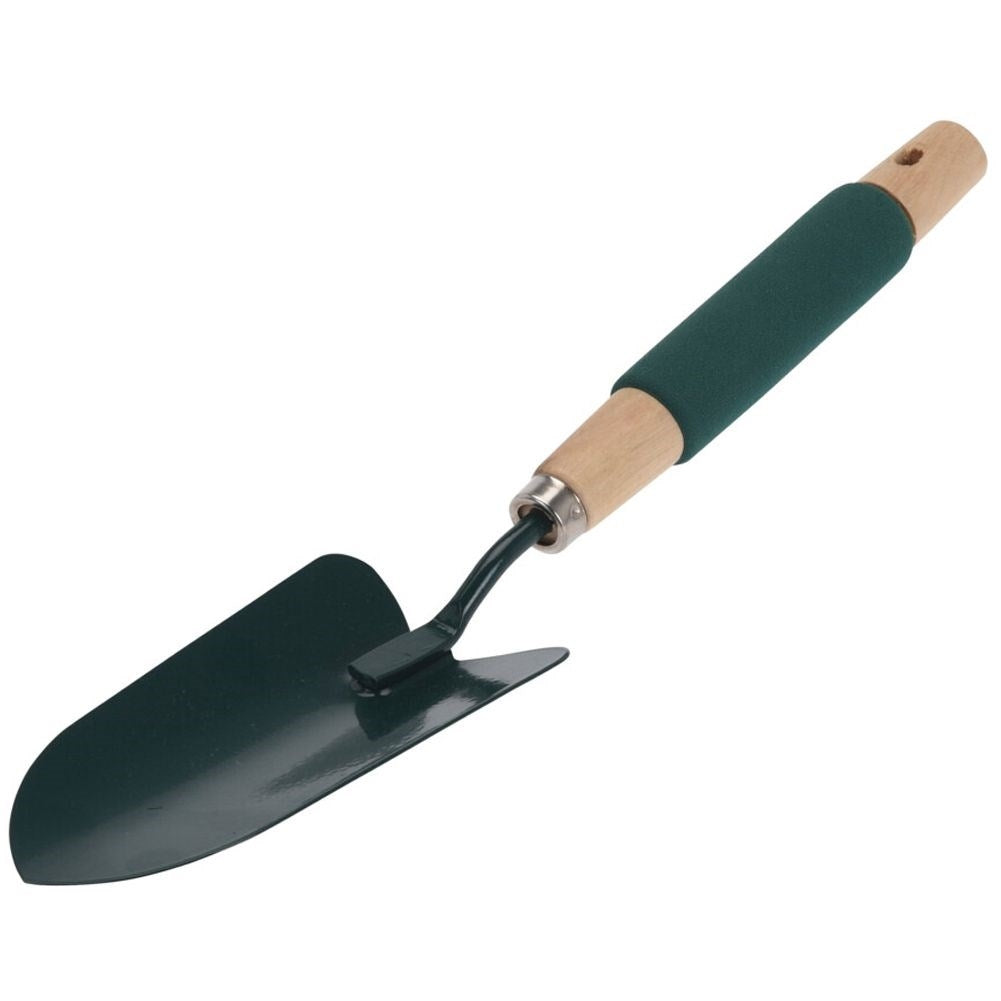 Four essential gardening tools with comfortable foam grips