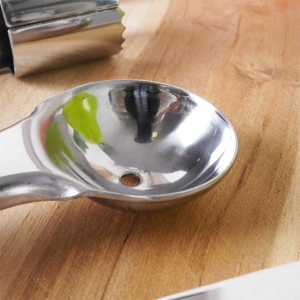 Four kitchen tools for fruits and vegetables in stainless steel