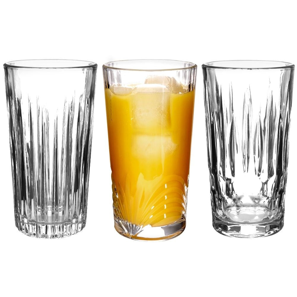 Four unique glasses 260 ml - perfect for all drinks