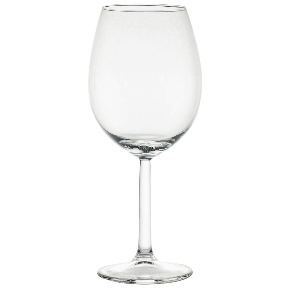 Four wine glasses with glass bucket for ice or bottle