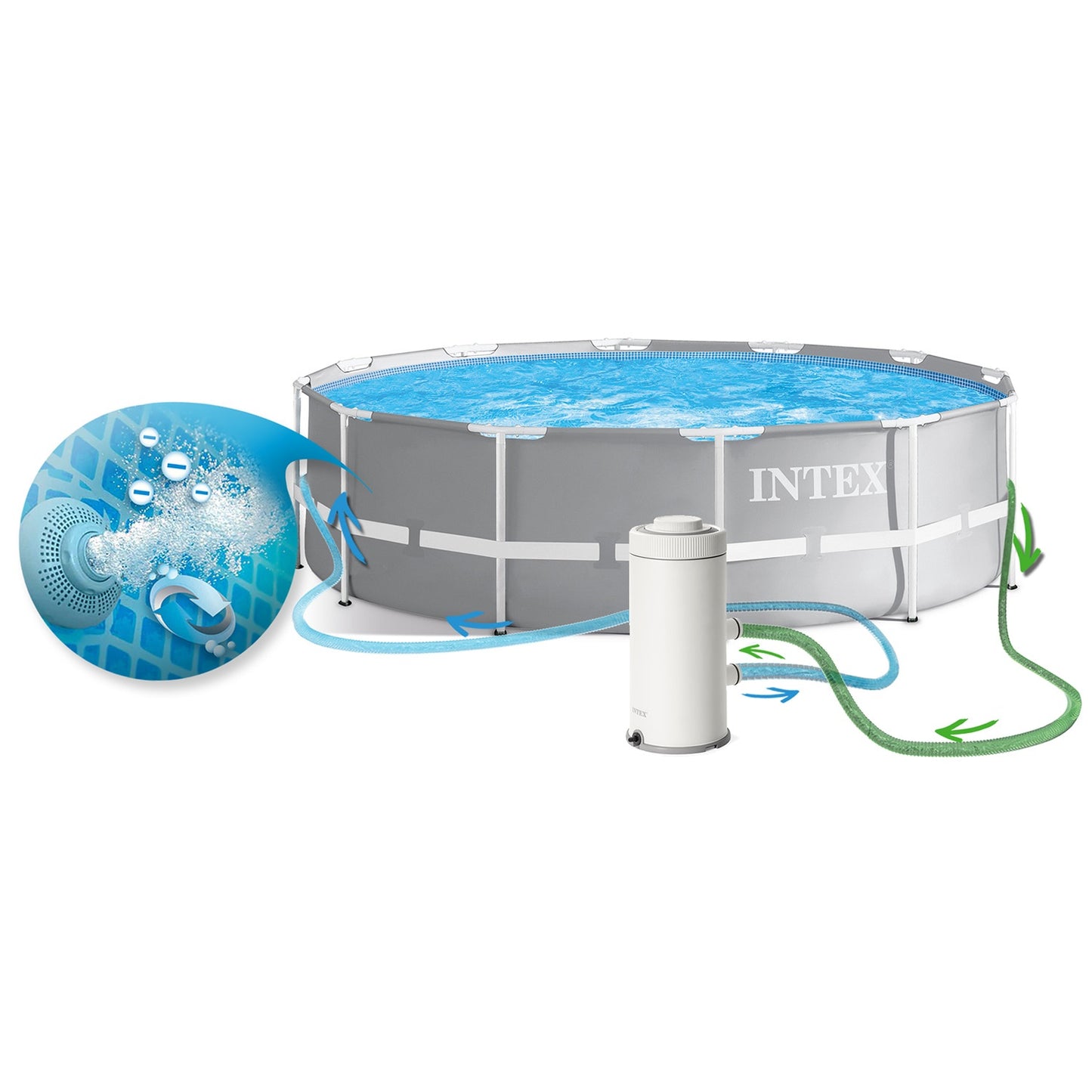 Frame Pool 366 x 99 cm, 4-in-1 Set