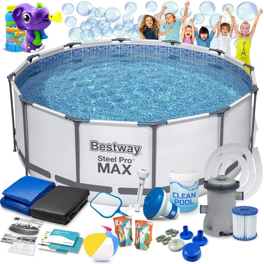 Frame Pool with Pump 427 x 84 cm Set 17-in-1