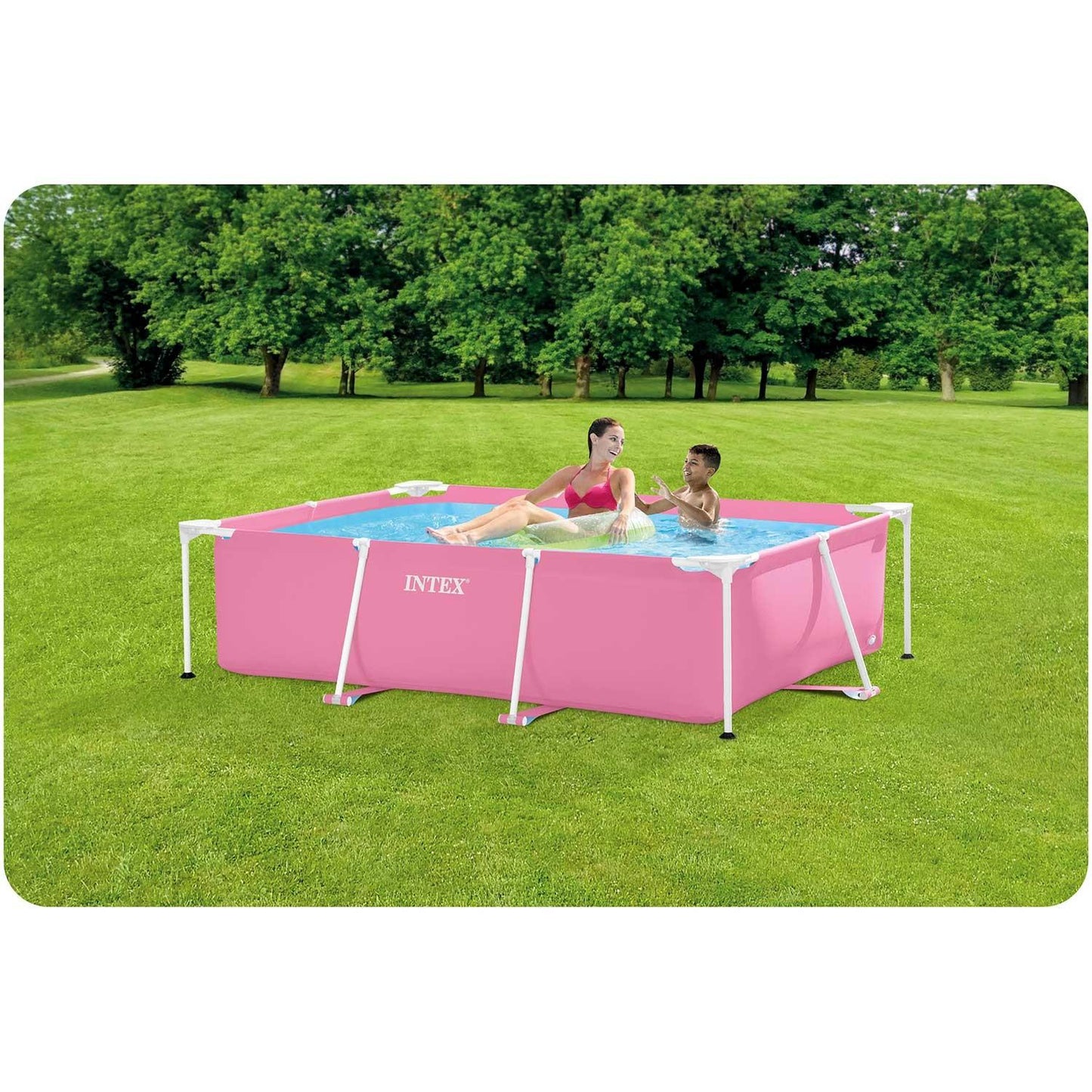 Frame garden pool 220 x 150 x 60 cm 2in1 INTEX 28266