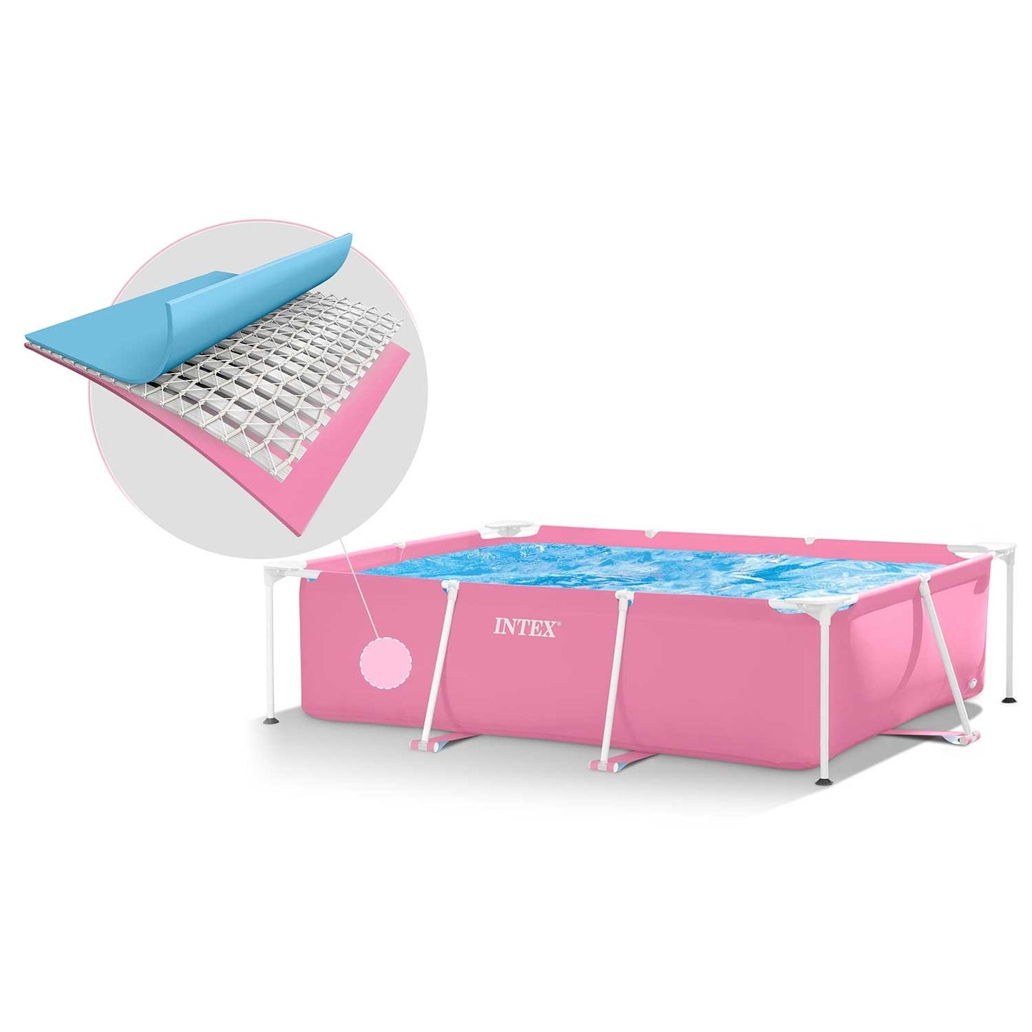 Frame garden pool 220 x 150 x 60 cm 2in1 INTEX 28266