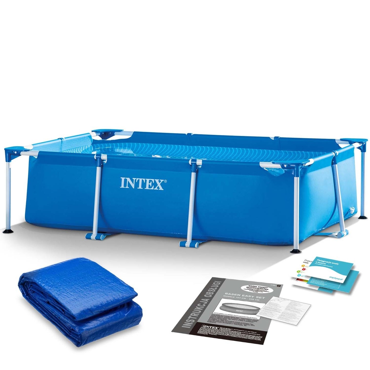 Frame garden pool 220 x 150 x 60 cm 2in1 INTEX 28270