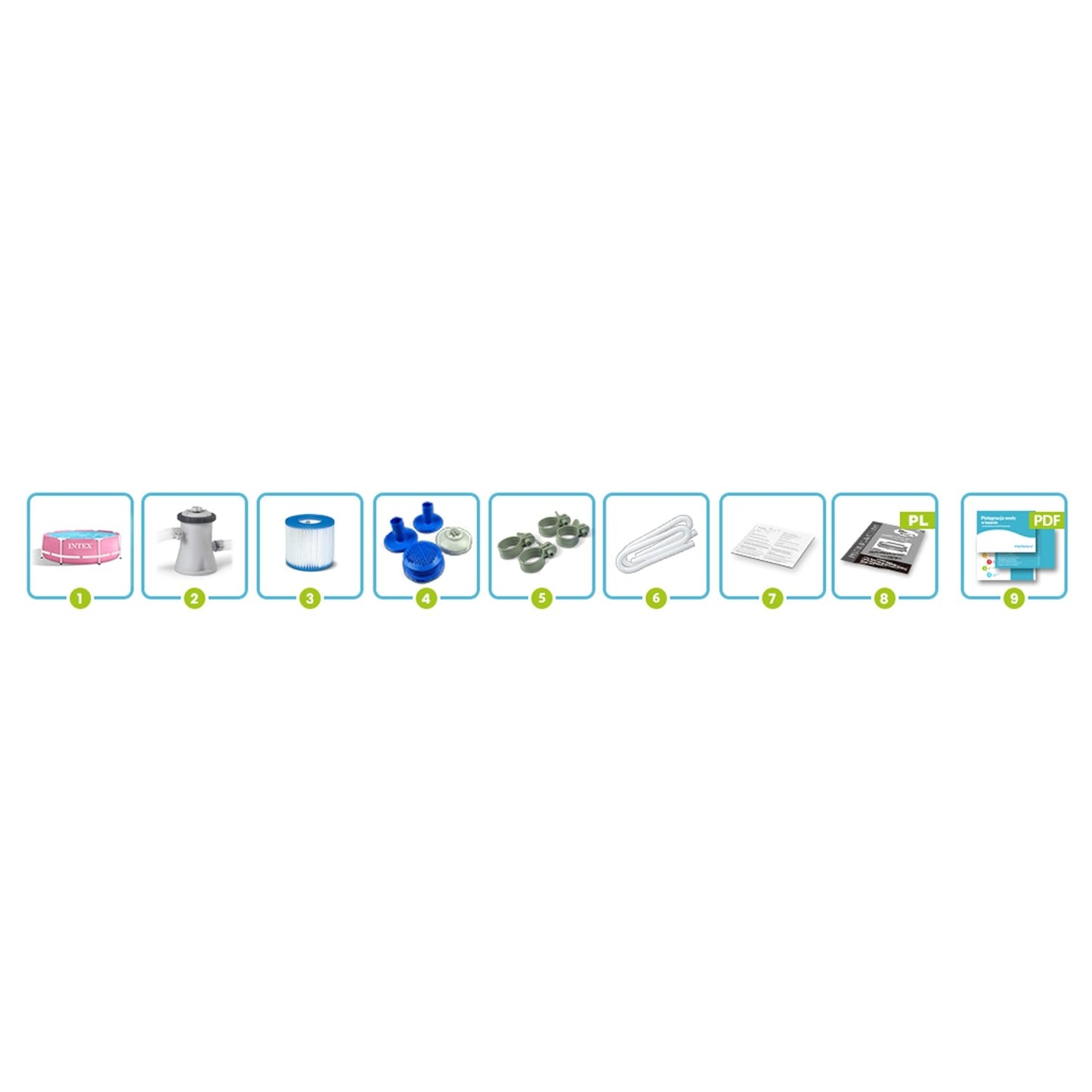 Frame garden pool 244 x 76 cm INTEX 28292