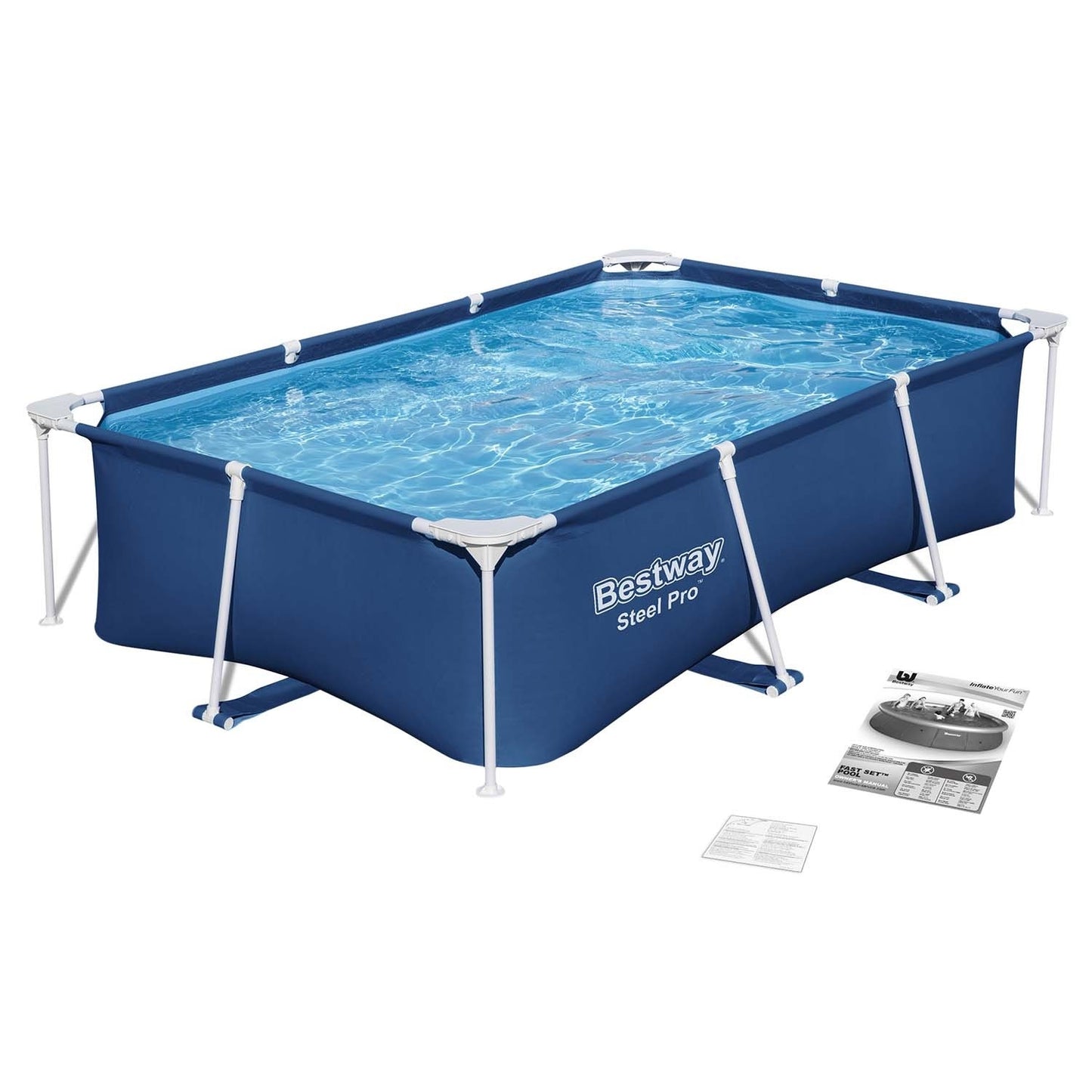Frame garden pool 259 x 170 x 61 cm Bestway 56403N
