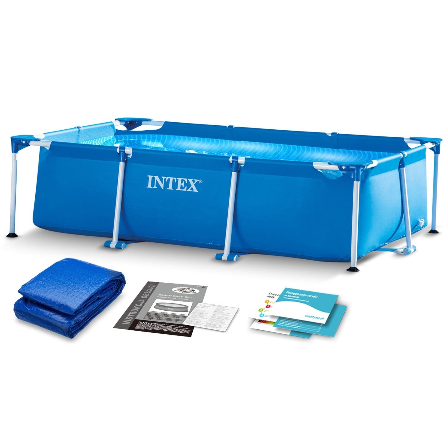 Frame garden pool 260 x 160 x 65 cm 2in1 INTEX 28271