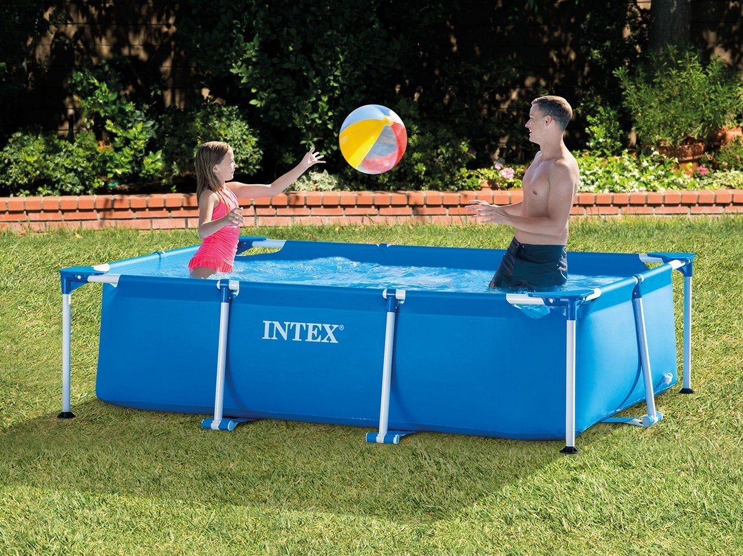 Frame garden pool 260 x 160 x 65 cm 2in1 INTEX 28271