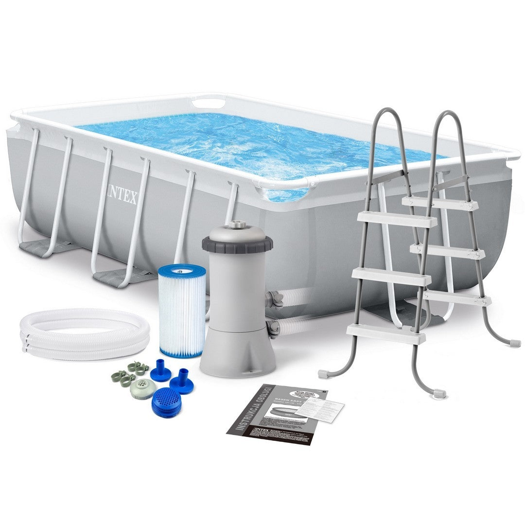 Frame garden pool 300 x 175 x 80 cm 4in1 INTEX 26784GN