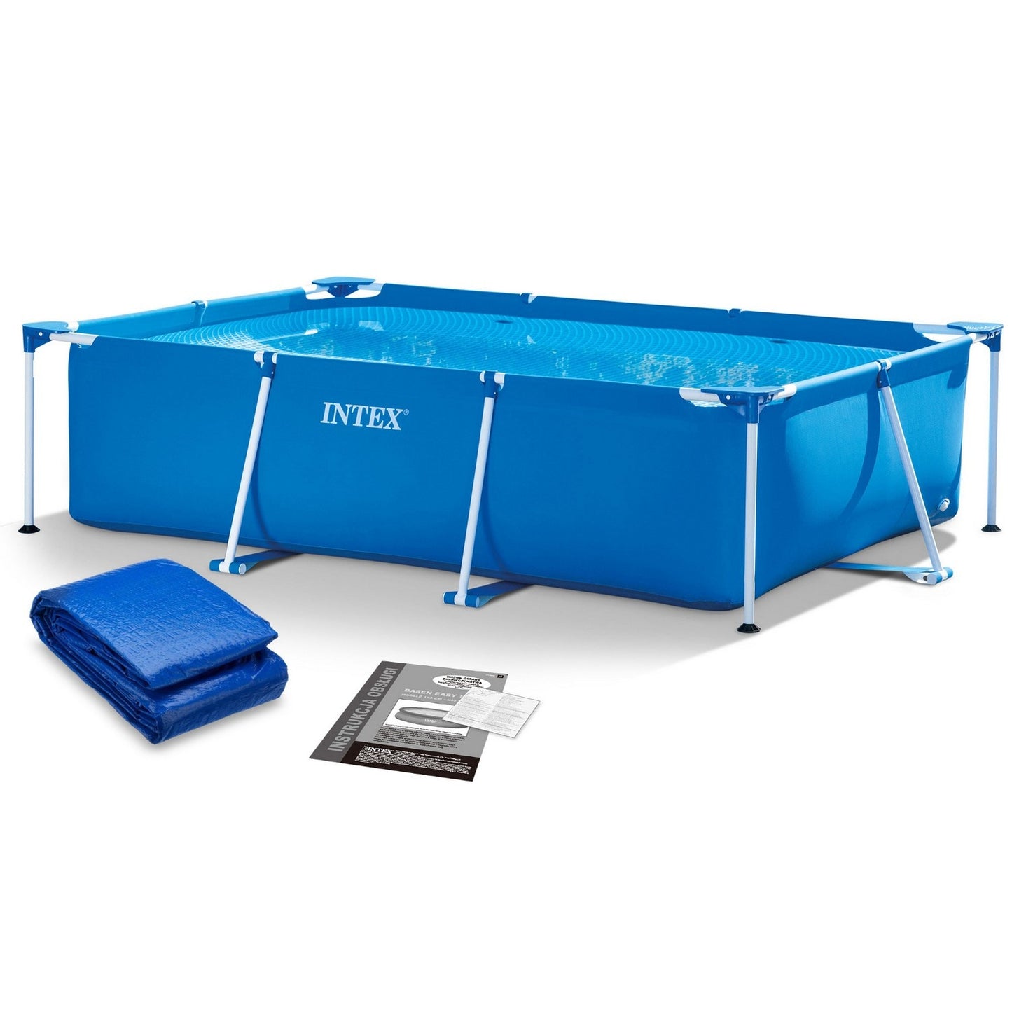 Frame garden pool 300 x 200 x 75 cm 2in1 INTEX 28272