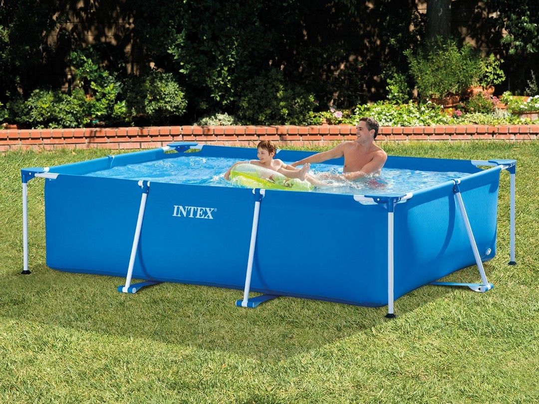 Frame garden pool 300 x 200 x 75 cm 2in1 INTEX 28272