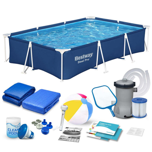 Frame garden pool 300 x 201 x 66 cm 16in1 Bestway 56404N