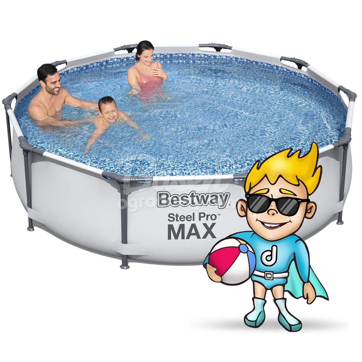 Frame garden pool 305 x 76 cm 17 in 1 Bestway 56408