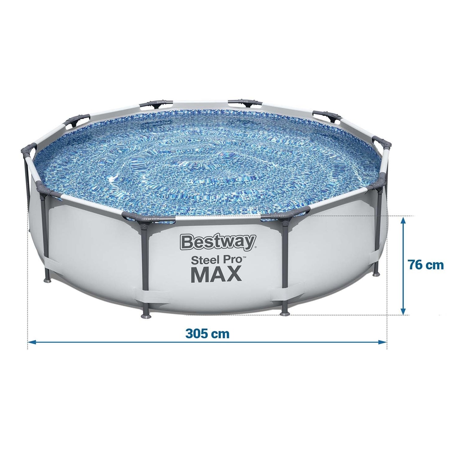 Frame garden pool 305 x 76 cm 9 in 1 Bestway 56408