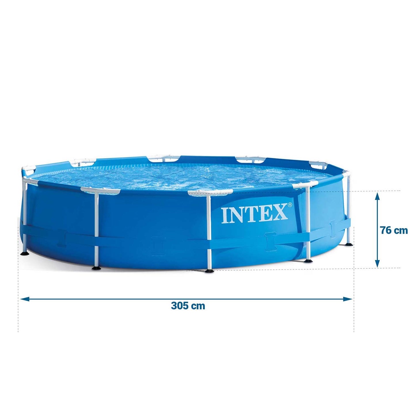 Frame garden pool 305 x 76 cm 9in1 INTEX 28202GN