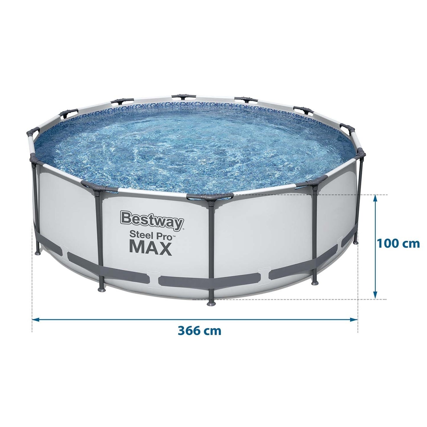 Frame garden pool 366 x 100 cm 10in1 Bestway 56418
